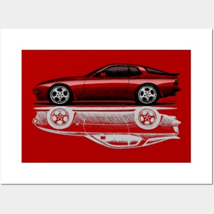 Youngtimer german sports car Posters and Art